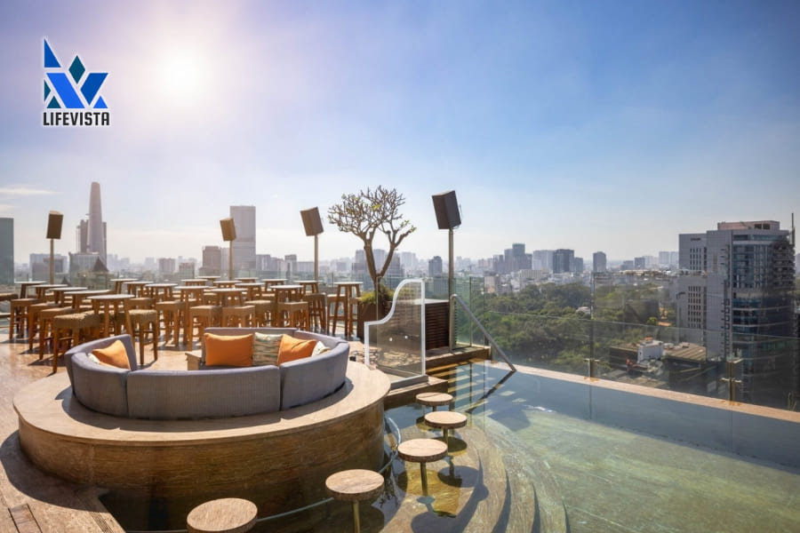 hồ bơi view đẹp quận 1