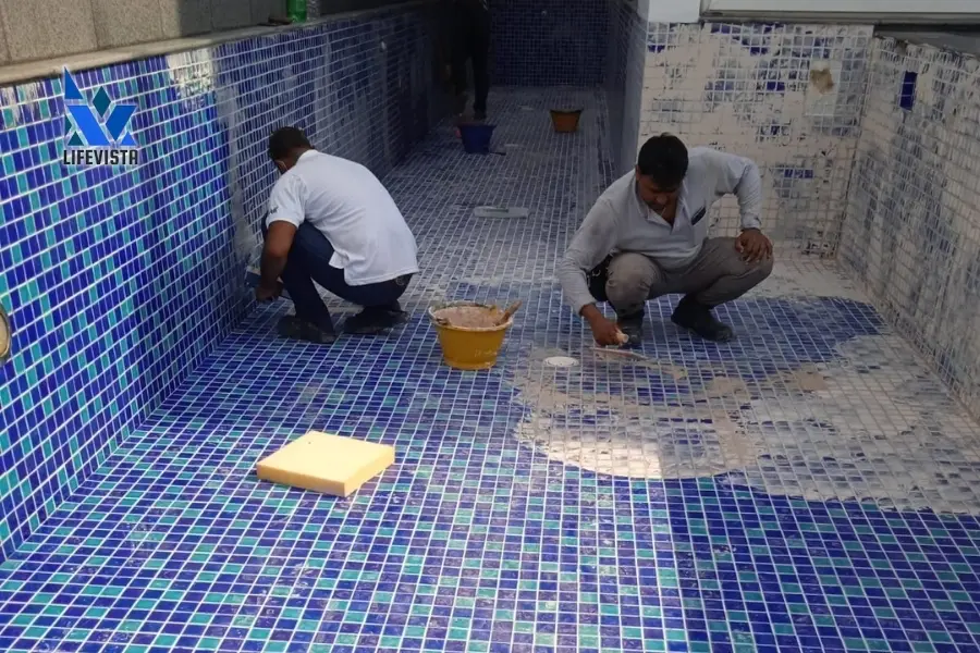 Hoàn thiện ốp lát gạch men, mosaic và chống thấm