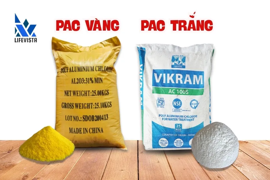PAC vàng và PAC trắng