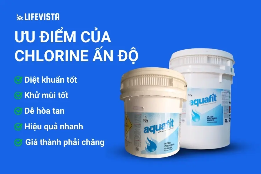 ưu điểm của Chlorine Ấn Độ