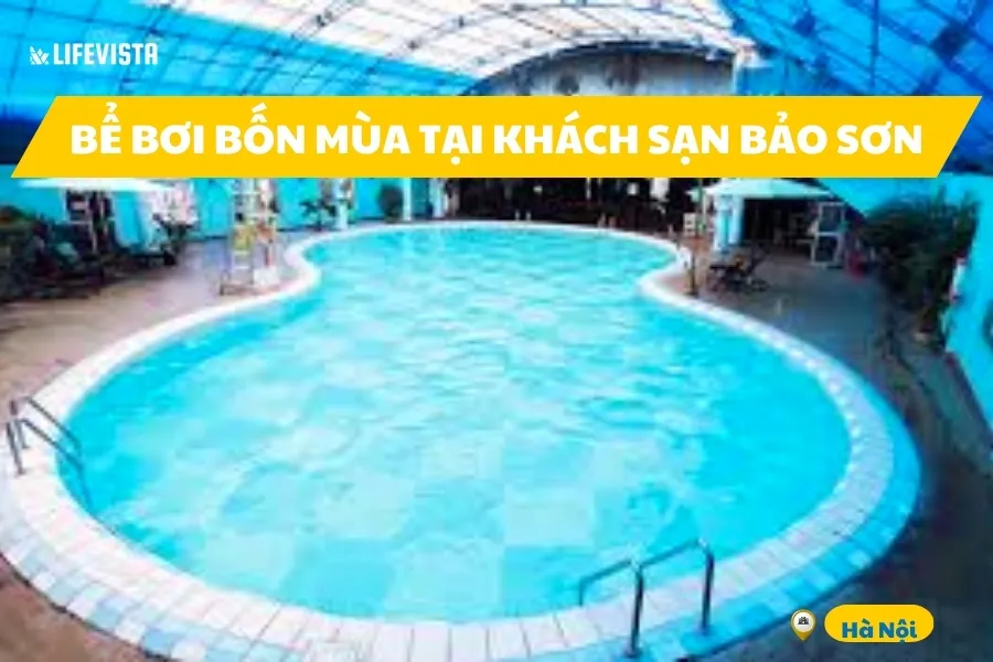 Bể bơi bốn mùa tại khách sạn Bảo Sơn
