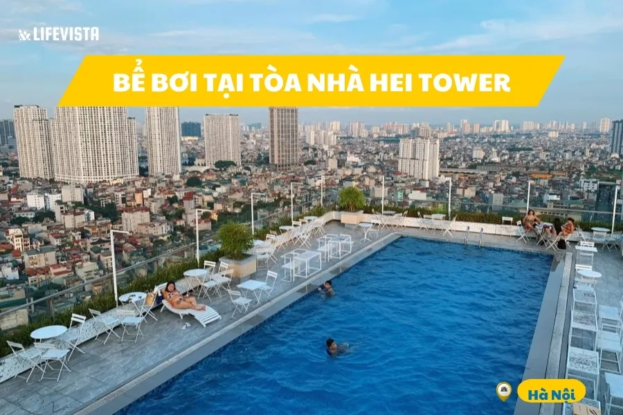 Bể bơi tại tòa nhà Hei Tower