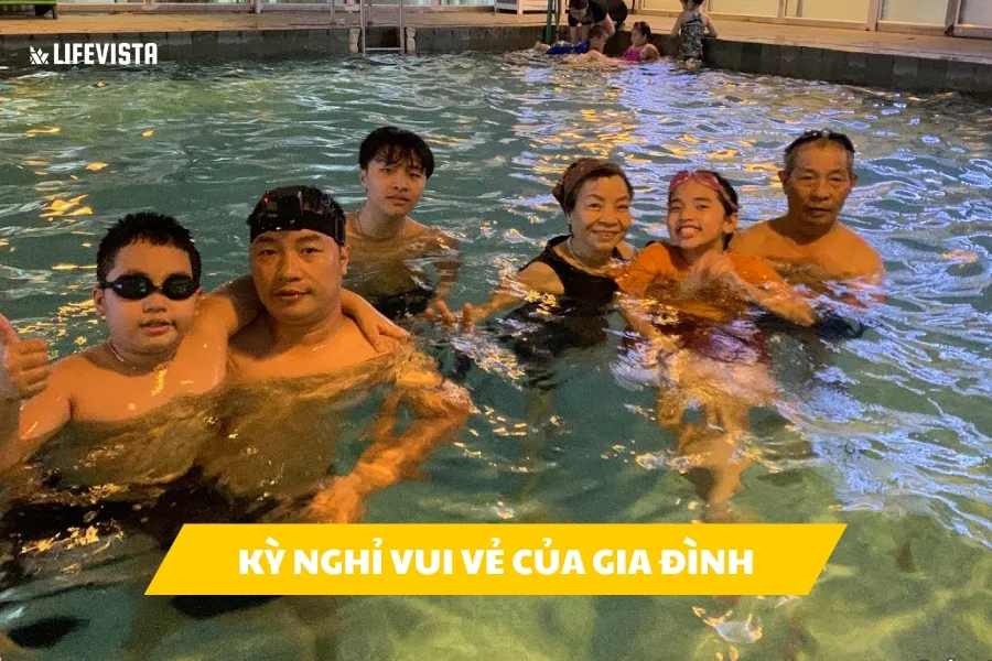kỳ nghỉ vui vẻ của gia đình