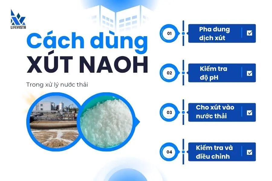 cách dùng xút trong xử lý nước thải