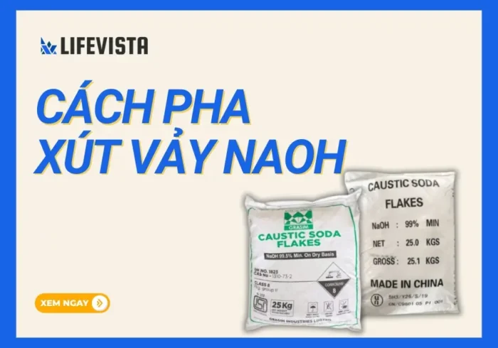 Cách pha xút vảy NaOH