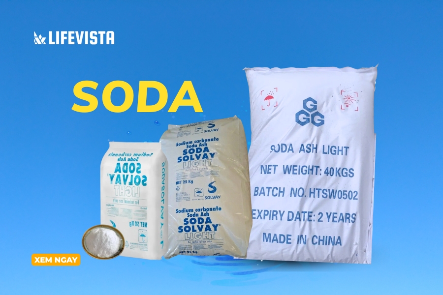Tăng pH bằng Soda Ash Light